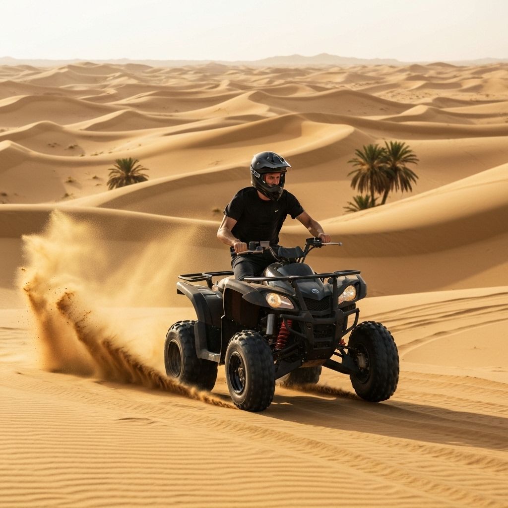Quad biking
